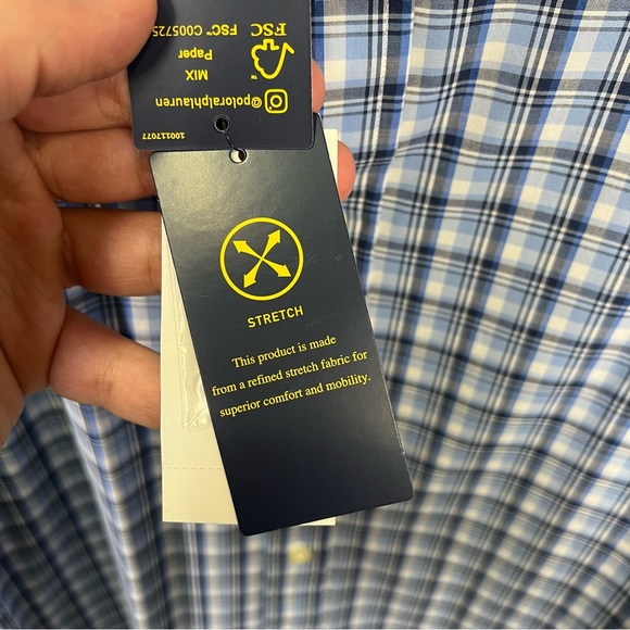NWT Polo Ralph Lauren Classic-Fit Plaid Poplin Shirt - Size L - Picture 15 of 15